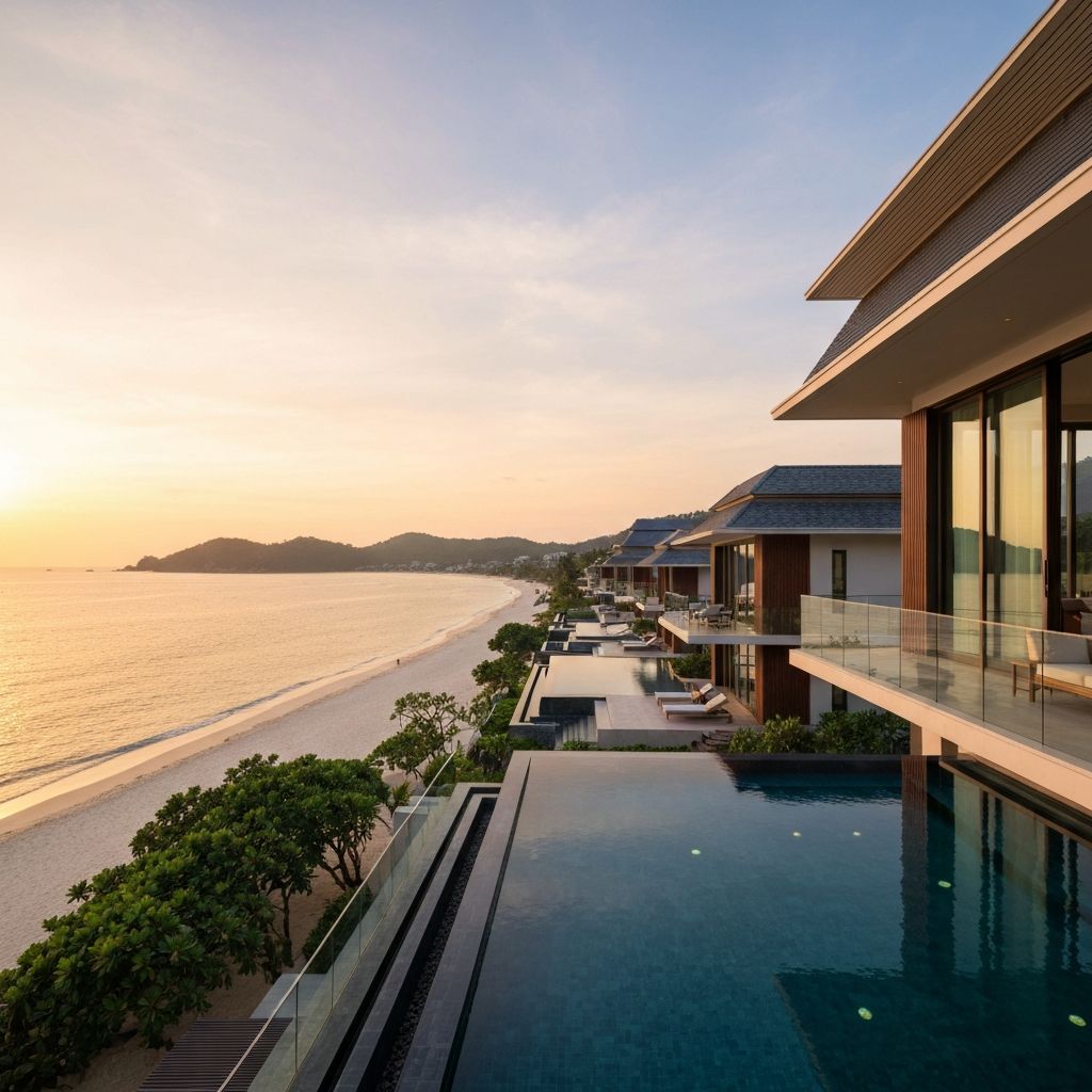THEVA Villas at Sunset