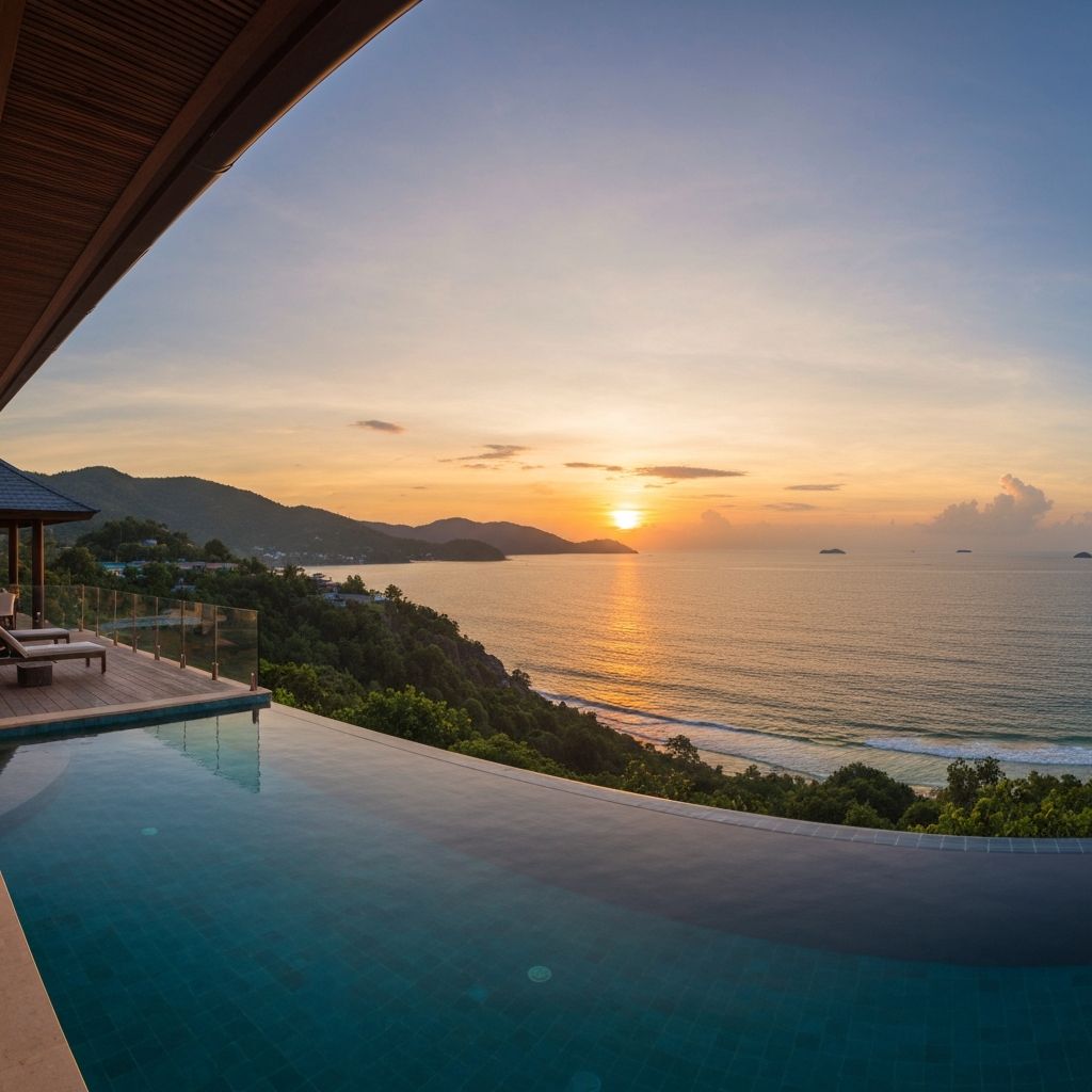 West Coast Sunset View